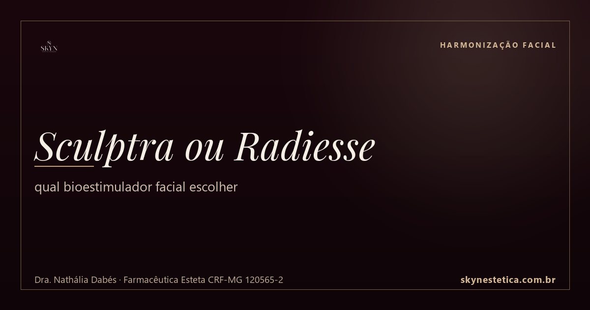 Sculptra ou Radiesse: qual bioestimulador facial escolher
